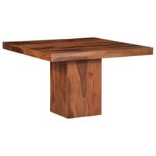 Image of Dining Table 120x120x77 cm Solid Wood Acacia vidaXL