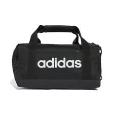 Image of adidas Unisex Essentials Linear Duffel Bag, Black / / White