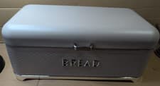 Image of KitchenCraft Lovello Bread Bin, Cream Bread Bin, Retro Style, 42 x 22 cm