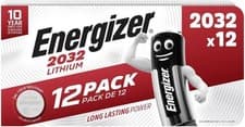 Image of Energizer CR2032 3V Lithium Coin Batteries ( 12 Pack ) Key Fobs Watches Air Tags