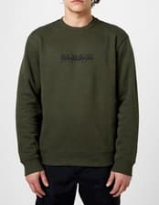 Image of napapijri box logo crew sweatshirt