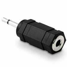Image of UKDJ 3.5mm Mono Jack Plug Male To 3.5mm Stereo Jack Socket Female Adaptor
