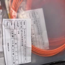 Image of 5m LC- SC Duplex OM3 Orange LSZH Fibre Optic Network Cable