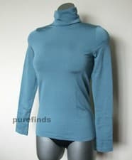Image of WOLFORD LUXE PULLOVER SWEATER SIZE SMALL in citadel NWT