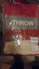 Image of throws for chairs ascot, wine colour. One 214 x 163 one 282 x 163