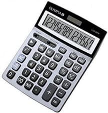Image of Olympia 6016 Calculator with LCD Blue