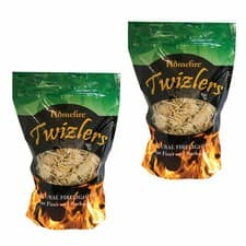 Image of Natural Firelighters Twizlers Homefire Pack of 2