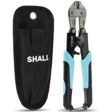 Image of SHALL Mini Bolt Cutter, 210mm/8-inch Heavy Duty Wire Cutter, Security Lock UK