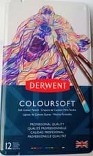 Image of Derwent - Colour soft - 12 Pencils in tin - Sealed