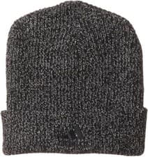 Image of adidas Adults Unisex Mélange Beanie Woolie - Black/Grey - M/L