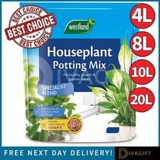 Image of HOUSEPLANT POTTING MIX COMPOST SOIL PEAT FREE SERAMIS HOUSE PLANT 4-20L WESTLAND