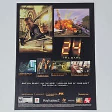 Image of 24: The Game PlayStation 2 PS2 Are You Ready Print Ad/Poster Promo Art