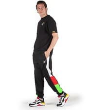Image of NEW RETRO PUMA TFS WOVEN BOTTOMS JOGGERS TRACK PANT BLACK