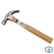 Image of DRAPER REDLINE 16OZ CLAW HAMMER WITH HARDWOOD SHAFT 450G, STOCK NO: 67665