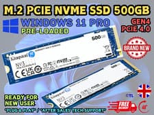 Image of KINGSTON 500GB NV3 M.2 PCIe 4.0 NVMe 2280 SSD * WINDOWS 11 PRO* Gen4x4 M KEY NEW