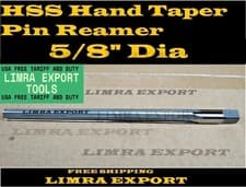 Image of HSS Hand Taper Pin Reamer5/8"Dia-Cut Edge7-1/2"-OAL9-1/4"-Shank0.633"