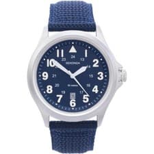 Image of Sekonda Watch 1715 Mens Altitude Navy Material Strap Easy Read Dial