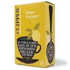 Image of Clipper Organic Lemon & Ginger Infusion 20 bags