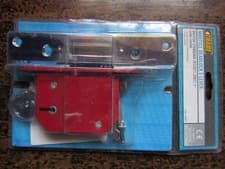 Image of 4TRADE MORTICE DEADLOCK 5 LEVER . 64MM CHROME .NEW OLD STOCK.