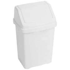 Image of Swing Bin 8 Litre Ice White Wham