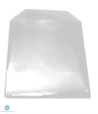Image of CD DVD Pro Plastic Wallet with Flap (Smooth Edge) 100 Micron Clear NEW HQ