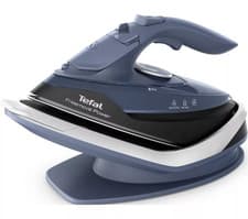 Image of Tefal FV6674G0 Cordless Steam Iron Freemove Power 0.25L 2600w Blue Salt & Black