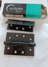 Image of Eclipse BBHG11 Fire Door Ball Bearing Hinge Grade 11 black 2pk 14112