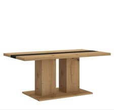Image of Boston Coffee Table - Artisan Oak with Black Base