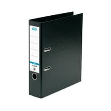 Image of Elba 70mm Lever Arch File Plastic Black A4 100102169