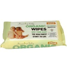 Image of Beaming Baby Organic BabyWipes Unfragranced 72 Wipes