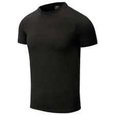 Image of Helikon Organic Cotton T-Shirt Slim Mens Gym Sport Casual Athletic Plain Black