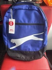 Image of Slazenger Blue Brand New Rucksack with Tags Front Pocket and Adjustable Straps
