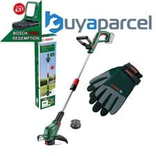 Image of Bosch UniversalGrassCut 18V-26-500 18v Cordless Grass Line Trimmer Bare & Gloves
