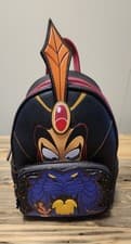 Image of Loungefly Disney Jafar Aladdin Villains Scene Mini Backpack Cave of wonders