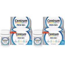 Image of Centrum Men 50+ Multivitamin Tablets for Men, 30 Tablets X2