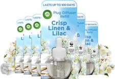 Image of Air Wick |Crisp Linen & Lilac |Plug in Air Freshener Refill |19Ml| Pack of 6