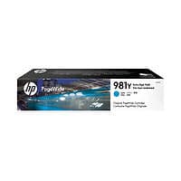 Image of HP 981Y Extra High Yield PageWide Ink Cyan Cartridge L0R13A