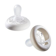 Image of Tommee Tippee Breast-Like Soothers, 0-6m, 0-6 Months (Pack of 2),