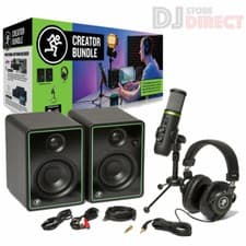 Image of Mackie Creator Bundle Home Recording DJ Studio Package CR3-X Monitor Speakers