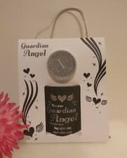 Image of Tealight Candle and Holder "Guardian Angel"