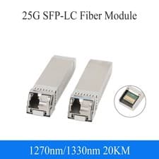 Image of 1/5 Pairs 25G SFP Fiber Optic Module Single Fiber Single Mode LC 20km