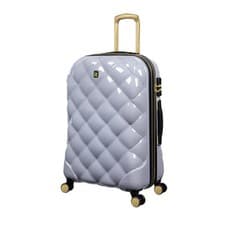 Image of It Luggage Metalik St Tropez Trois Expandable LARGE 78cm Wheel Suitcase Silver