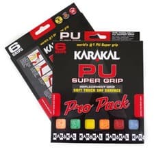 Image of Karakal PU Super PRO Pack Replacement Grips - 6 Pack