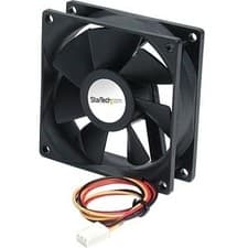 Image of Startech 92X25Mm Ball Bearing Quiet Computer Case Fan W/ Tx3 Connector 3 Pin Cas