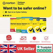 Image of Norton 360 Antivirus 2026 Standard Deluxe Premium 1, 3, 5, 10PC 1 Year BY EMAIL
