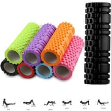Image of Foam Roller Massage Grid Pilates Physio Yoga Muscle Rehab Trigger Point Gym Fit