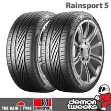 Image of 2 x Uniroyal RainSport 5 Performance Road Car Tyres - 195 50 R15 82V