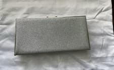 Image of Accessorize Silver Sparkle Clutch Bag (New)