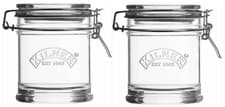 Image of 2 PACK Kilner Clip Top Round Preserving 0.45L Jars Airtight Storage 0299.205