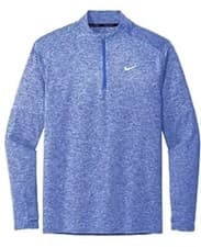 Image of $70 NWT Nike Men's Dri-FIT Element Zip Shirt Blue Heather Size Medium DH4949-494